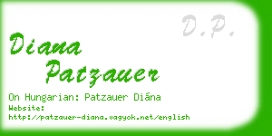 diana patzauer business card